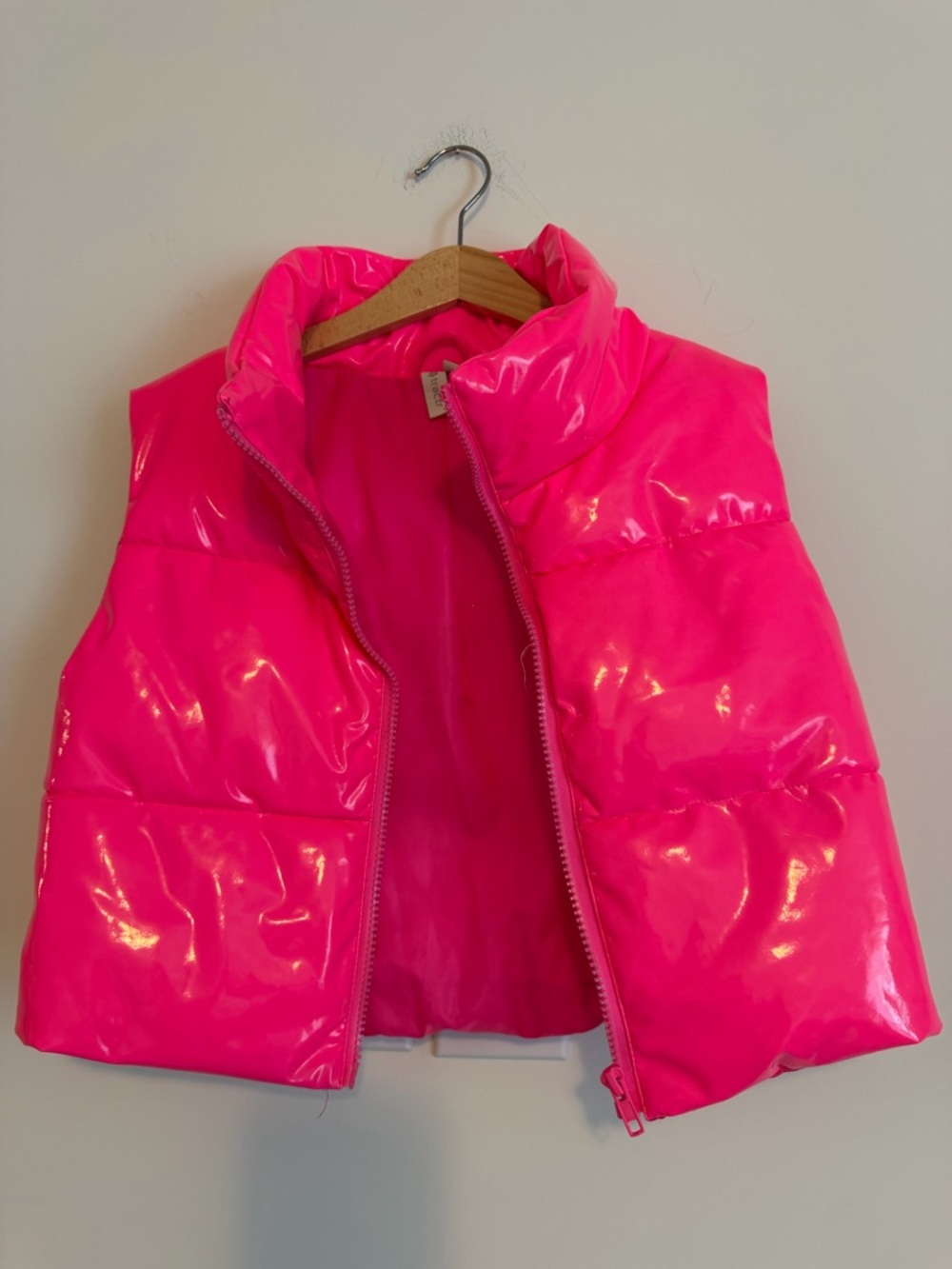 Girls' Nordstrom Bright Pink Puffer Vest - Lightweight Layering